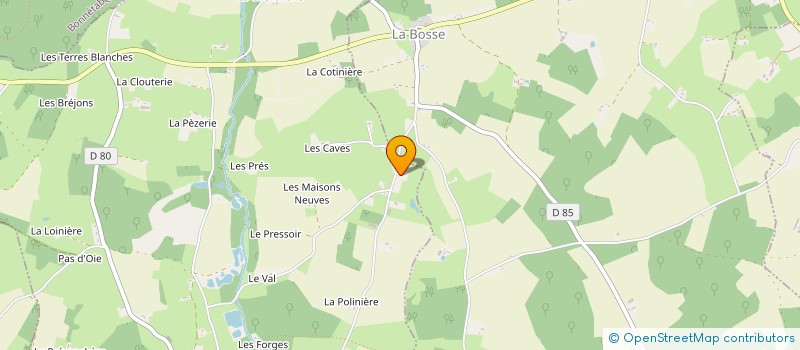 localisation de l'entreprise SCI GABCAM  AVEZE