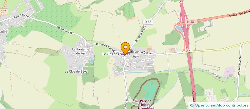 localisation de l'entreprise SCI GABCHA  FEY