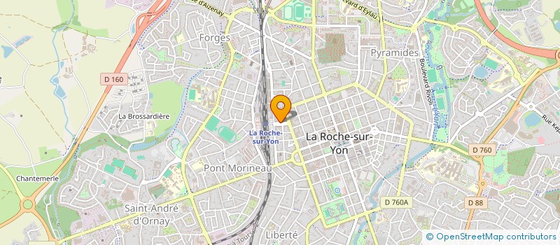 localisation de l'entreprise SCI GABE  LA ROCHE-SUR-YON