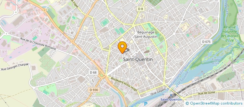 localisation de l'entreprise SCI GABE à SAINT-QUENTIN