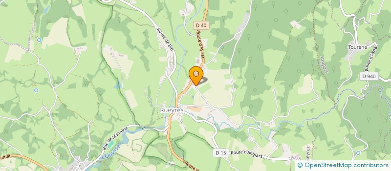 localisation de l'entreprise SCI GABED  RUEYRES