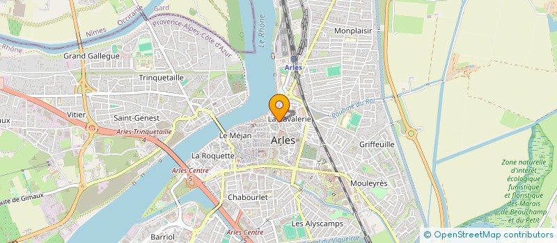 localisation de l'entreprise SCI GABEL à ARLES