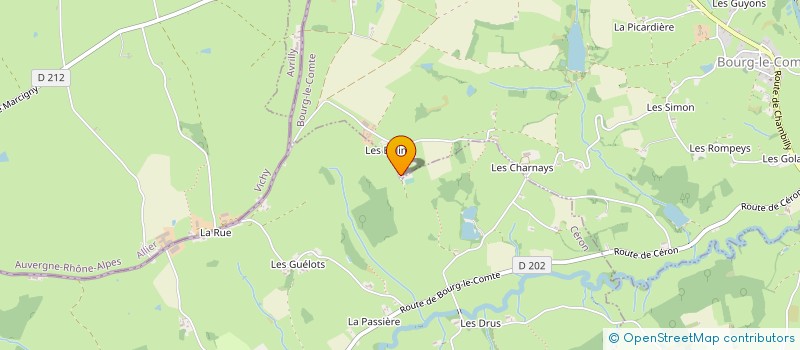 localisation de l'entreprise SCI GABERELL  BOURG-LE-COMTE