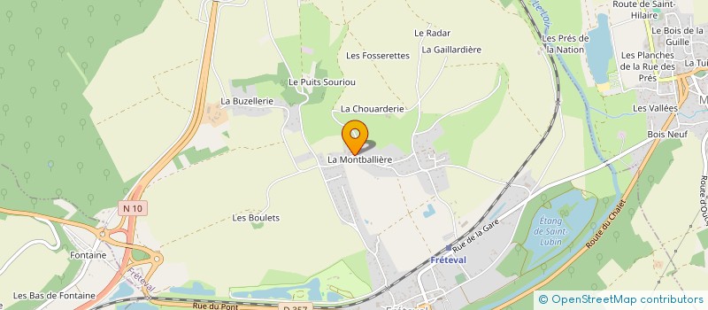 localisation de l'entreprise SCI GABET à FRETEVAL