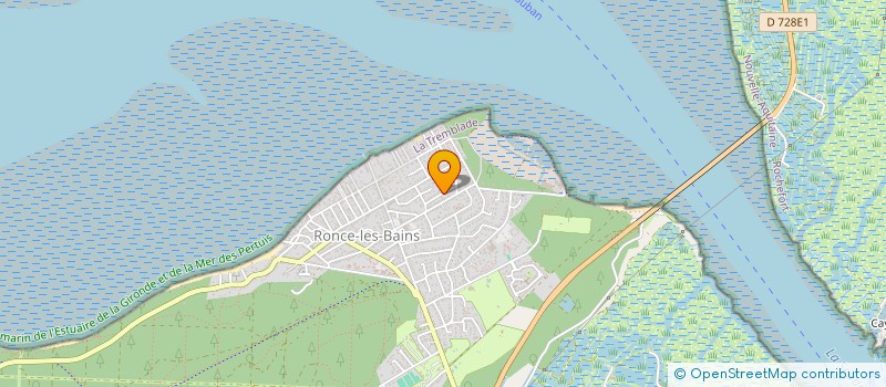 localisation de l'entreprise SCI GABHOTEL  LA TREMBLADE