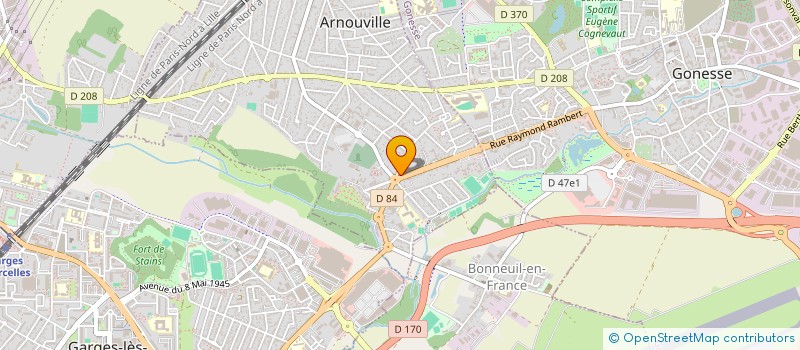 localisation de l'entreprise SCI GABI  ARNOUVILLE