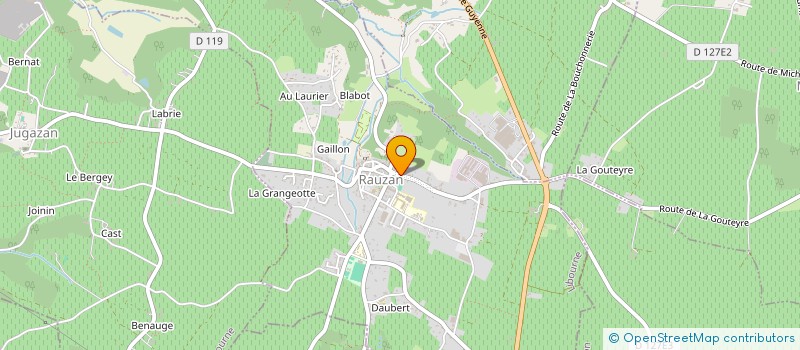 localisation de l'entreprise SCI GABI  RAUZAN