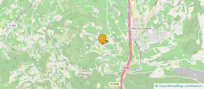 localisation de l'entreprise SCI GABIANO à LA CADIERE D'AZUR