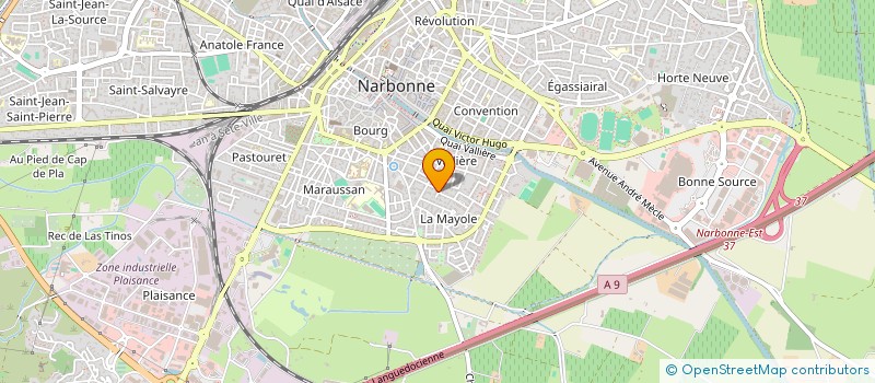 localisation de l'entreprise SCI GABILEO à NARBONNE