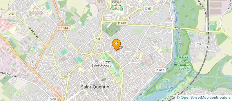 localisation de l'entreprise SCI GABILLARD à SAINT-QUENTIN