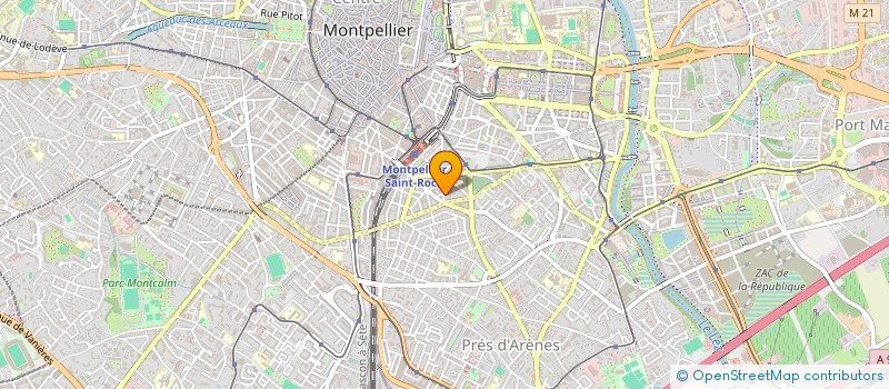 localisation de l'entreprise SCI GABILLAUD ROURE à MONTPELLIER