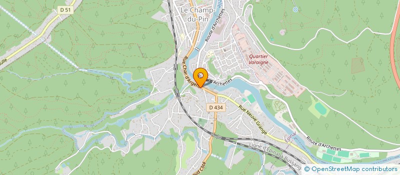 localisation de l'entreprise SCI GABILOU  EPINAL
