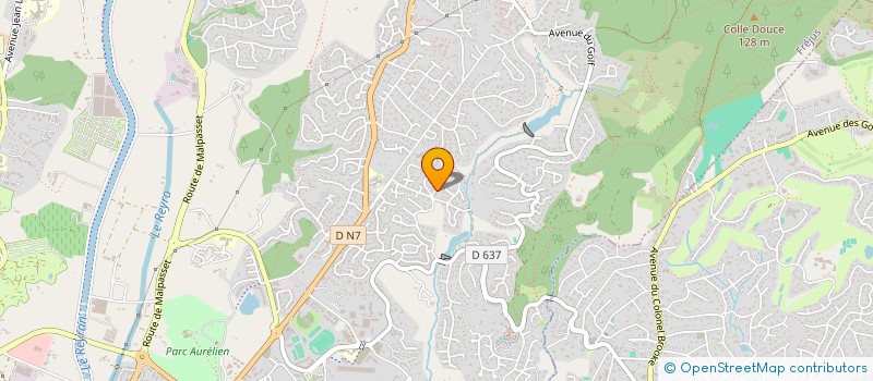 localisation de l'entreprise SCI GABIN à FREJUS