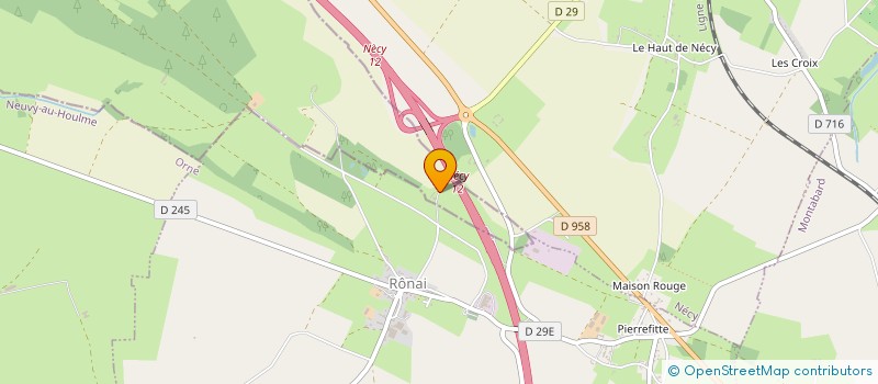 localisation de l'entreprise SCI GABIN  LA HOGUETTE