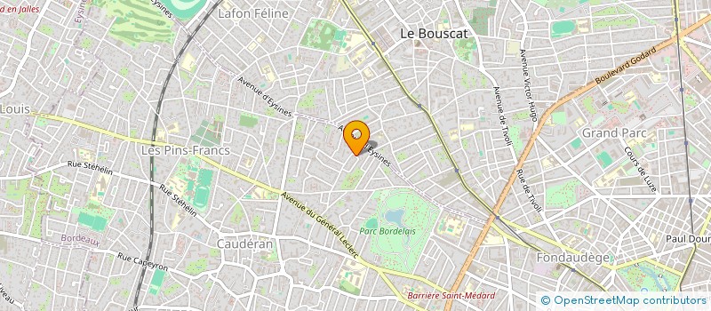 localisation de l'entreprise SCI GABIN  BORDEAUX