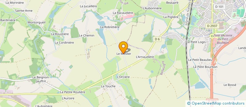 localisation de l'entreprise SCI GABIN  DOMPIERRE-SUR-YON