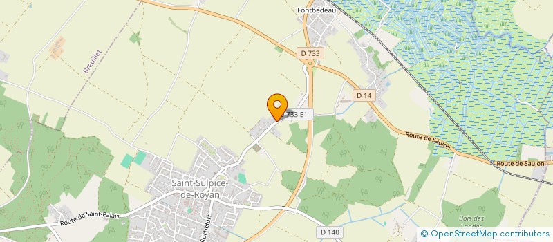 localisation de l'entreprise SCI GABIN LULU  SAINT-SULPICE-DE-ROYAN