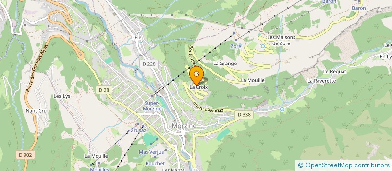 localisation de l'entreprise SCI GABINOU à MORZINE
