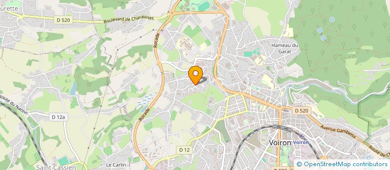 localisation de l'entreprise SCI GABINOU  VOIRON