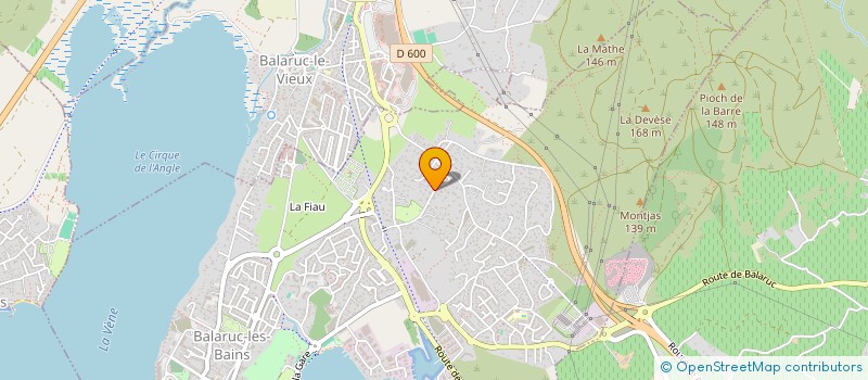 localisation de l'entreprise SCI GABINVEST  BALARUC-LES-BAINS