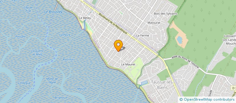 localisation de l'entreprise SCI GABIOTA  ANDERNOS-LES-BAINS