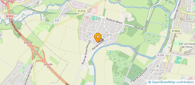 localisation de l'entreprise SCI GABIRAF  LOUVIGNY