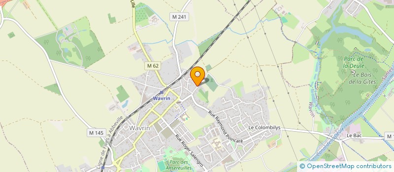 localisation de l'entreprise SCI GABIS  WAVRIN