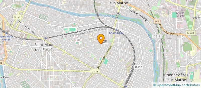 localisation de l'entreprise SCI GABISON LAQUINTINIE à SAINT-MAUR-DES-FOSSES