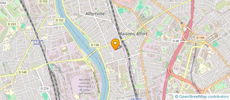 localisation de l'entreprise SCI GABJAC à ALFORTVILLE