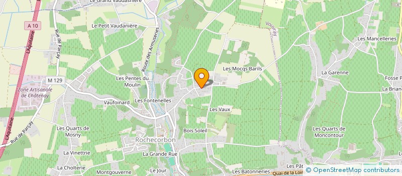 localisation de l'entreprise SCI GABJU IMMO à ROCHECORBON