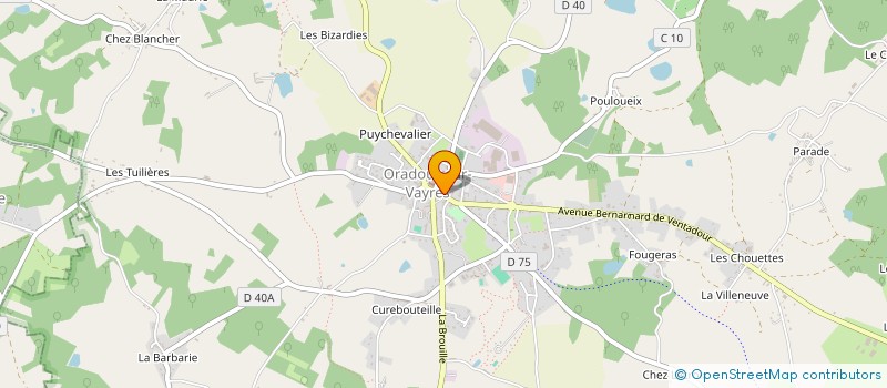 localisation de l'entreprise SCI GABLHO  ORADOUR-SUR-VAYRES