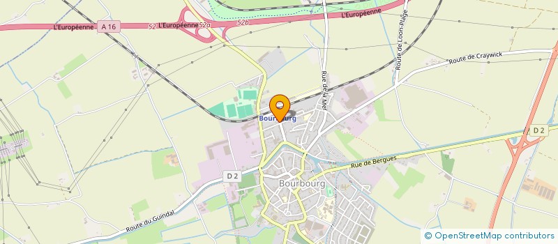 localisation de l'entreprise SCI GABORIEAU  BOURBOURG