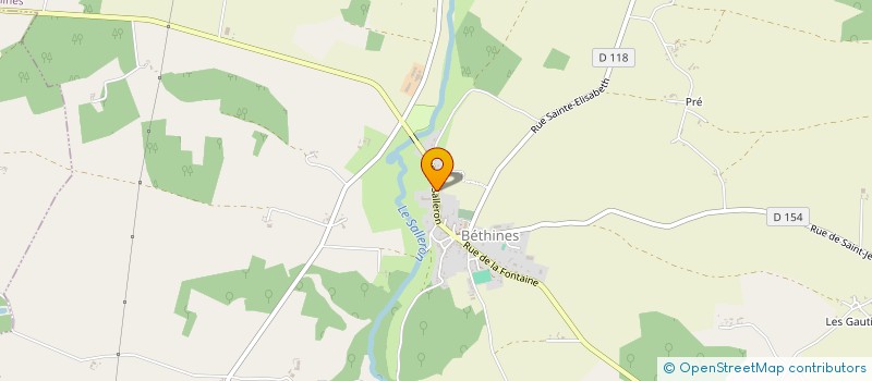 localisation de l'entreprise SCI GABORIT-MAITRE  BETHINES