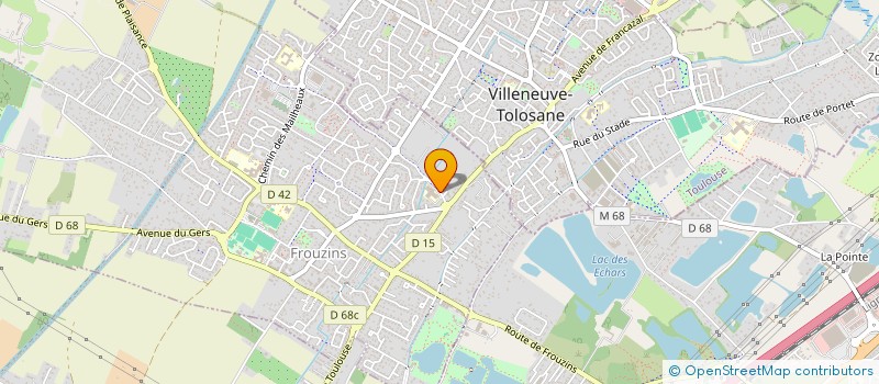 localisation de l'entreprise SCI GABORY  FROUZINS