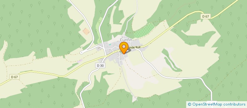 localisation de l'entreprise SCI GABOU  CUNFIN