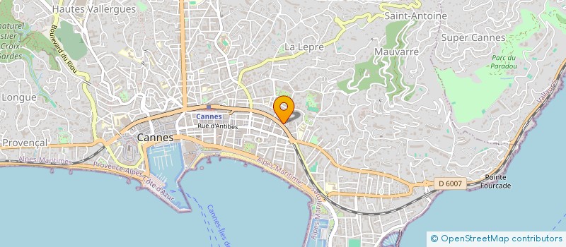 localisation de l'entreprise SCI GABRES  CANNES