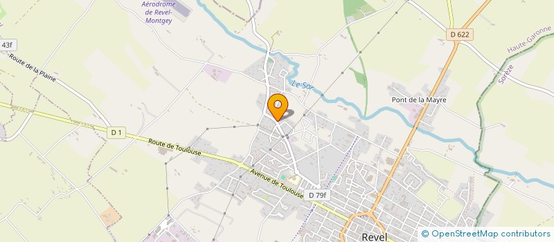 localisation de l'entreprise SCI GABRIAL  REVEL