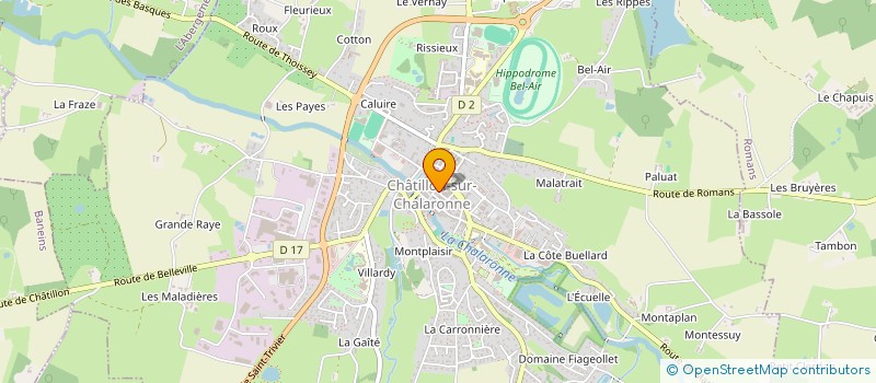 localisation de l'entreprise SCI GABRIEL  CHATILLON-SUR-CHALARONNE