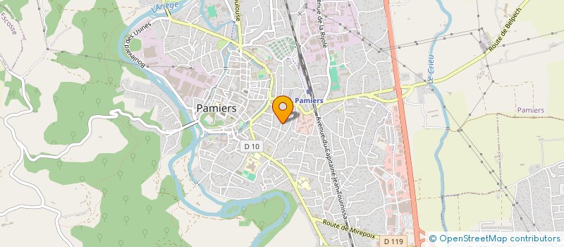 localisation de l'entreprise SCI GABRIEL à PAMIERS