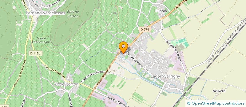 localisation de l'entreprise SCI GABRIEL  LADOIX-SERRIGNY