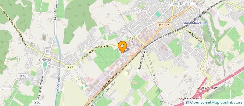 localisation de l'entreprise SCI GABRIEL  CHATTE