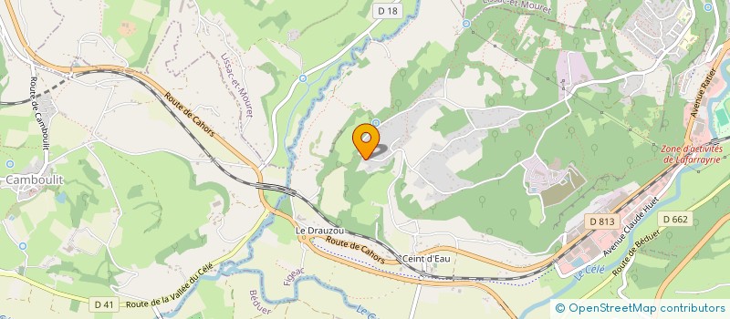 localisation de l'entreprise SCI GABRIEL  CAPDENAC