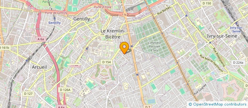 localisation de l'entreprise SCI GABRIEL à LE KREMLIN-BICETRE