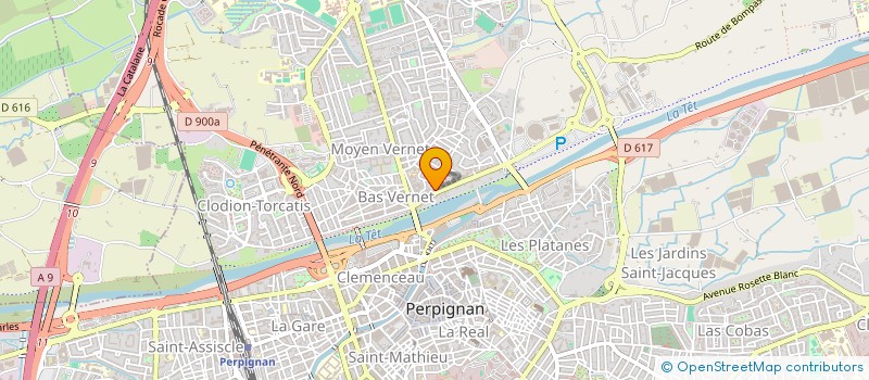 localisation de l'entreprise SCI GABRIEL à PERPIGNAN