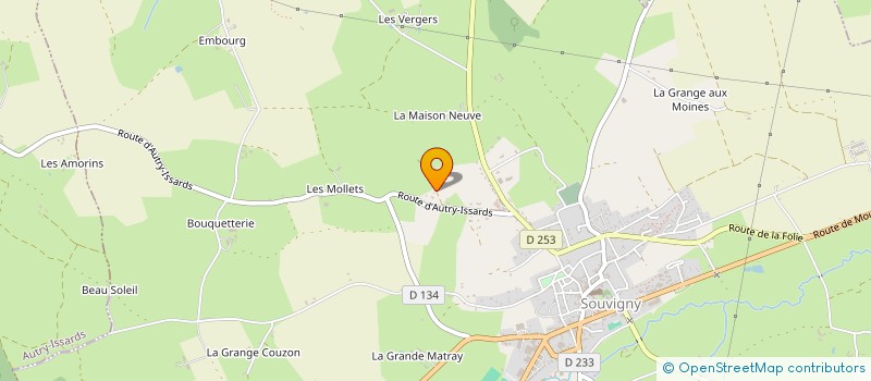 localisation de l'entreprise SCI GABRIEL  GIPCY