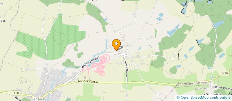 localisation de l'entreprise SCI GABRIEL  LE CONTROIS-EN-SOLOGNE