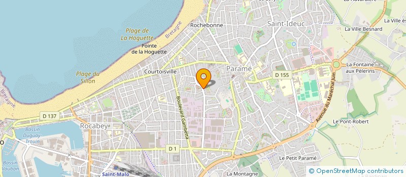 localisation de l'entreprise SCI GABRIEL  SAINT-MALO