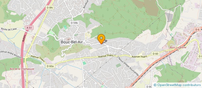 localisation de l'entreprise SCI GABRIEL à BOUC-BEL-AIR