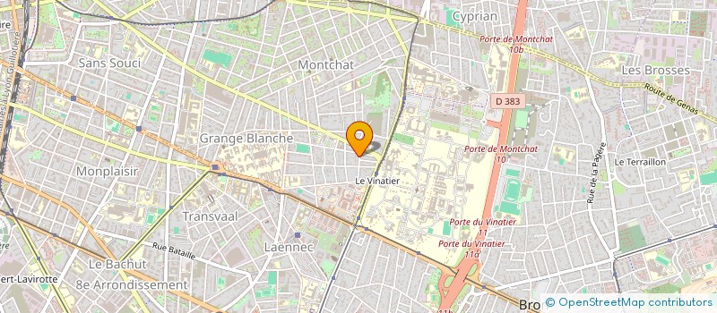 localisation de l'entreprise SCI GABRIEL  LYON