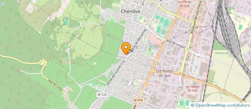 localisation de l'entreprise SCI GABRIEL à CHENOVE